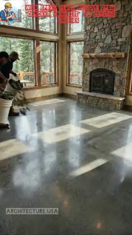 Wild Epoxy Floor Designs: From “Cracked Concrete” to Crystal Finishes  #EpoxyDesign #FloorMakeover #InteriorCreativity