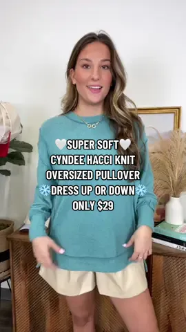 The soft, cozy pullover you’ll reach for on repeat 🤍 Cozy meets chic in the Cyndee Hacci Knit Oversized Pullover — perfectly relaxed with that brushed-hacci comfort we all love. 🧶 Soft melange hacci knit texture 🪡 Exposed seam details for an effortless vibe 📏 Hi-low hem with an easy oversized drape 🌈 Available in so many wearable shades 💲 $29 #madisonandmallory #cyndeepullover #hacciknit #cozystyle #everydayoutfits       
