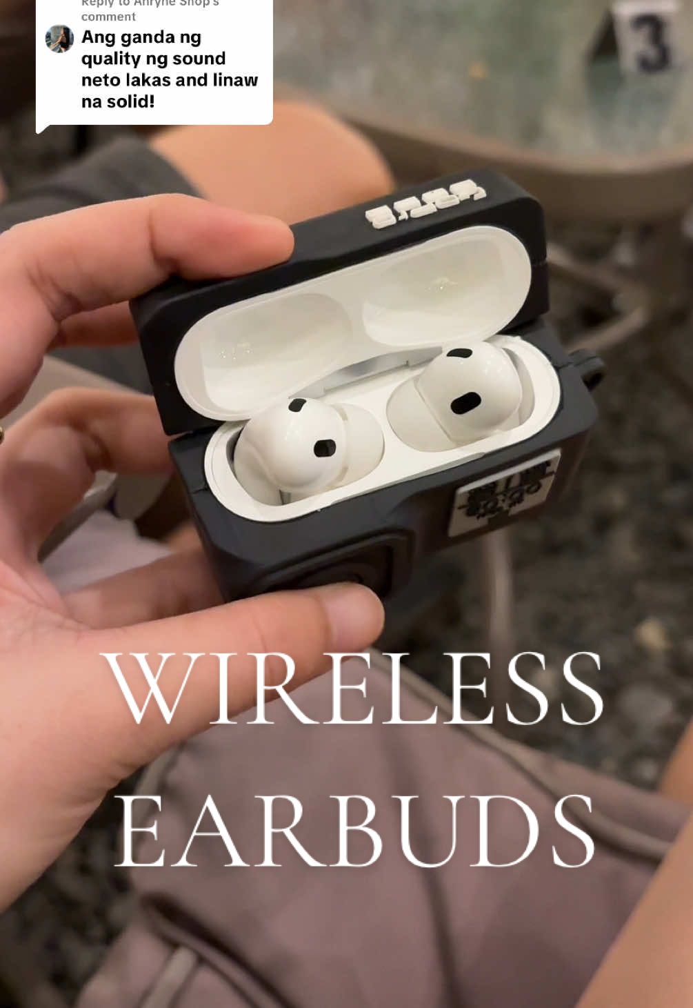 Replying to @Ahryne Shop  #earbuds #wirelessearbuds #earbudsviral #earbudsbluetooth #fyp 