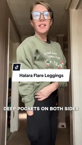 @Halara leggings now come in a flare style! #halara #halaraleggings #leggings #flareleggings #OOTD 