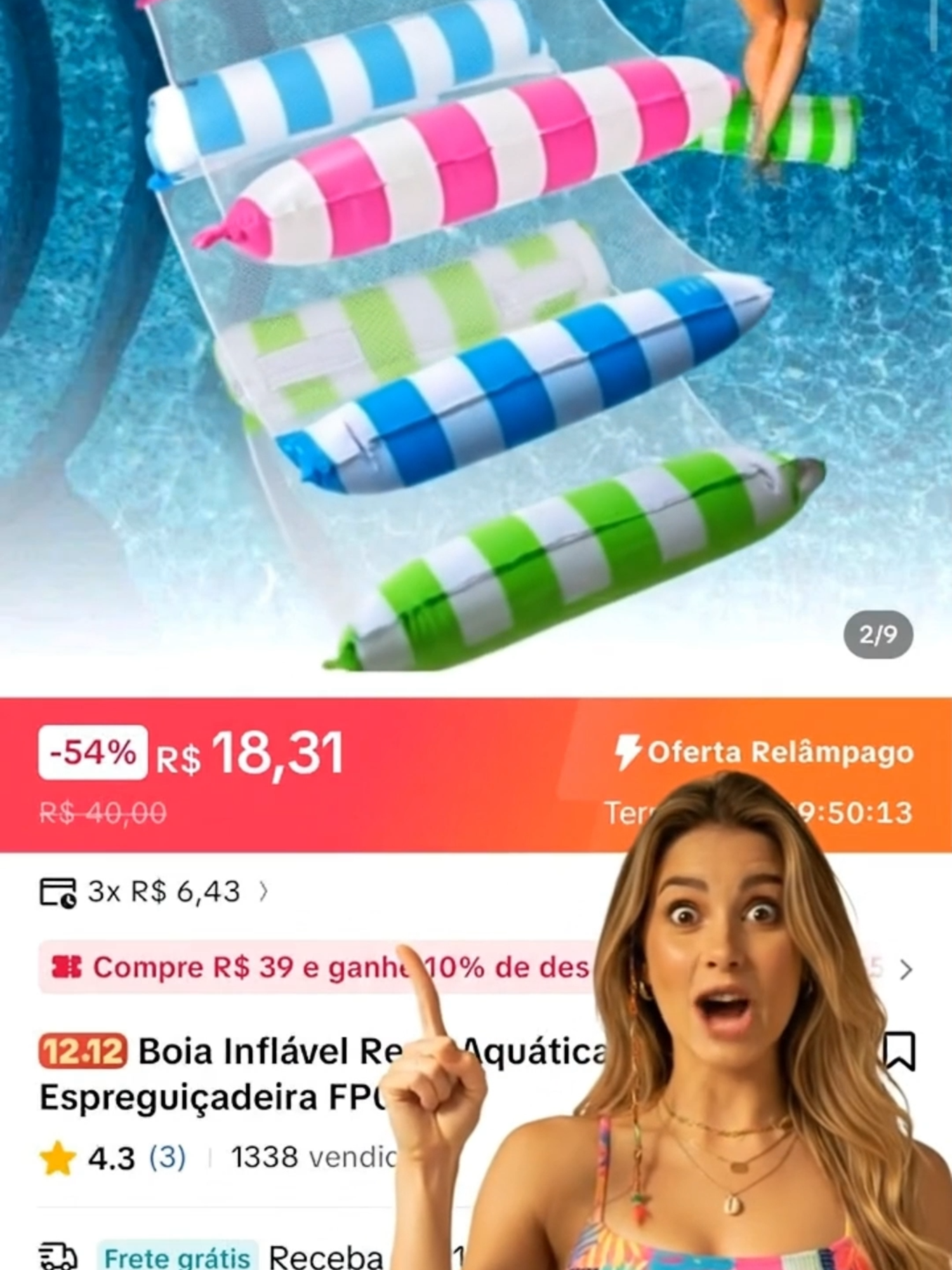 #ofertarelampago #achadinhos #baratos #praia #tiktokshop