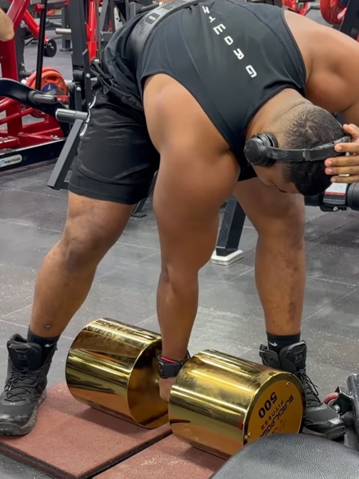 BITELO x HALTER 500LBS😱 parte 2 ... #bitelo #força #dubai 