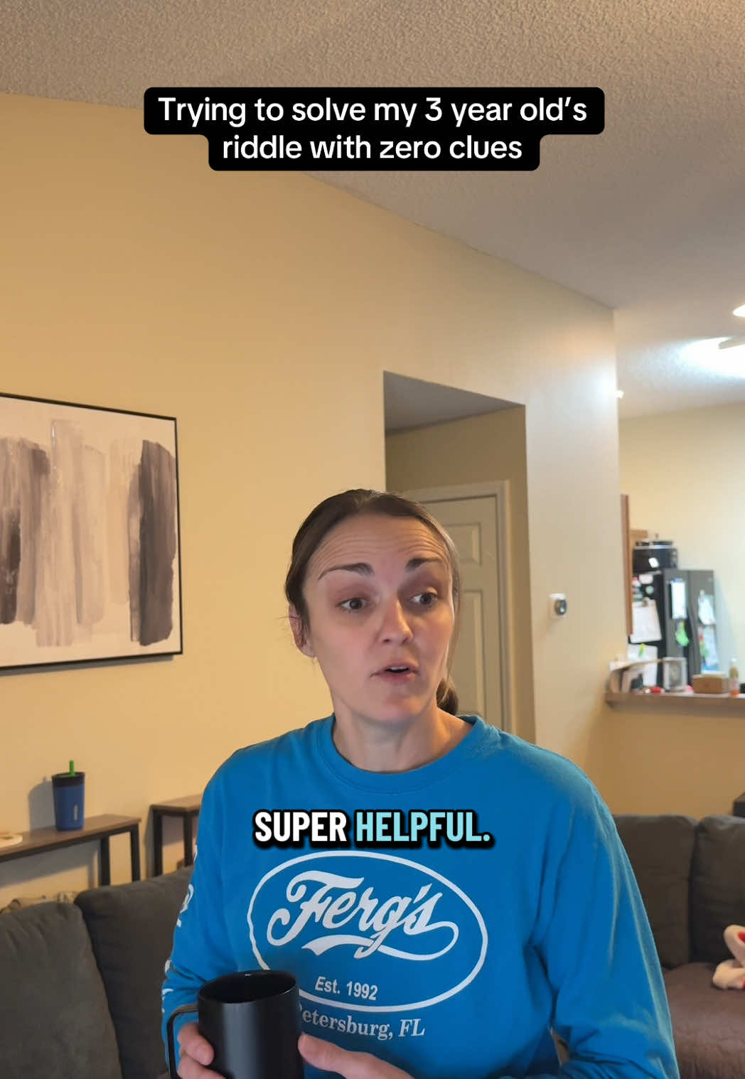 Asked my 3-year-old what song he meant… still waiting on clues. Any ideas? #MomsofTikTok #parentsoftiktok #toddlers #momhumor 