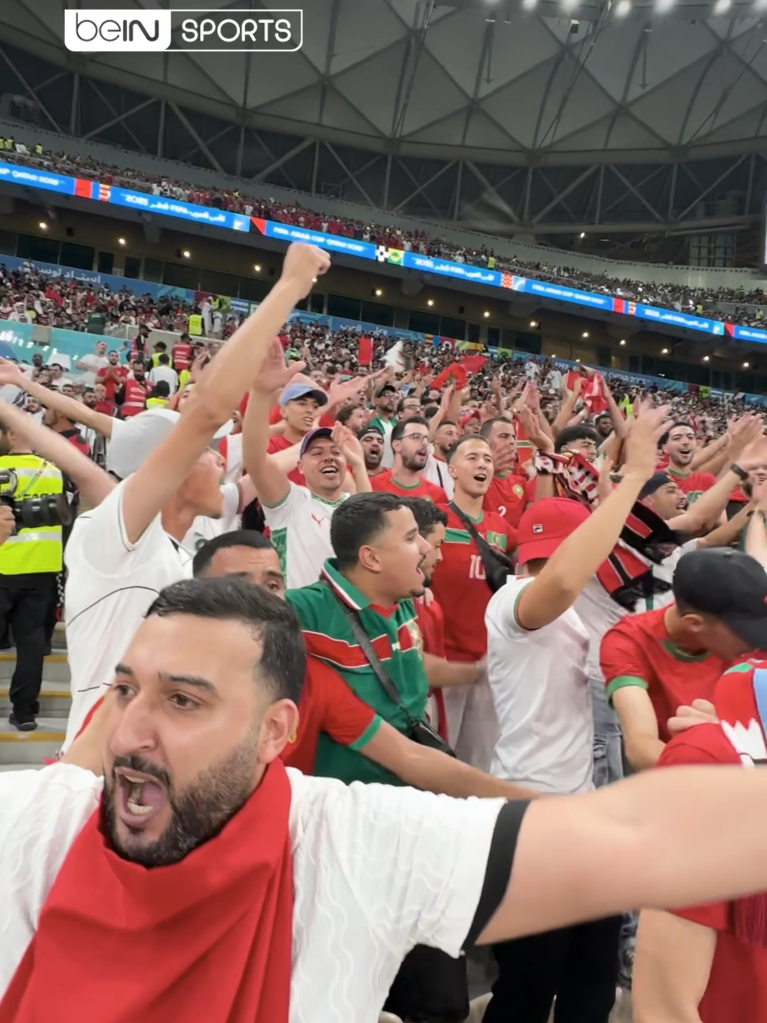 ‫الجمهور المغربي دائمًا حاضر وبالموعد لدعم منتخب بلاده 🇲🇦🔥‬ #كأس_العرب #كأس_العرب2025 #ArabCup2025 #FIFArabCup #FIFAArabCup #sportsontiktok