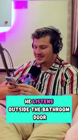 My husband listens outside the bathroom door… #r#reddita#aitat#tifur#redditstoryr#redditstories   