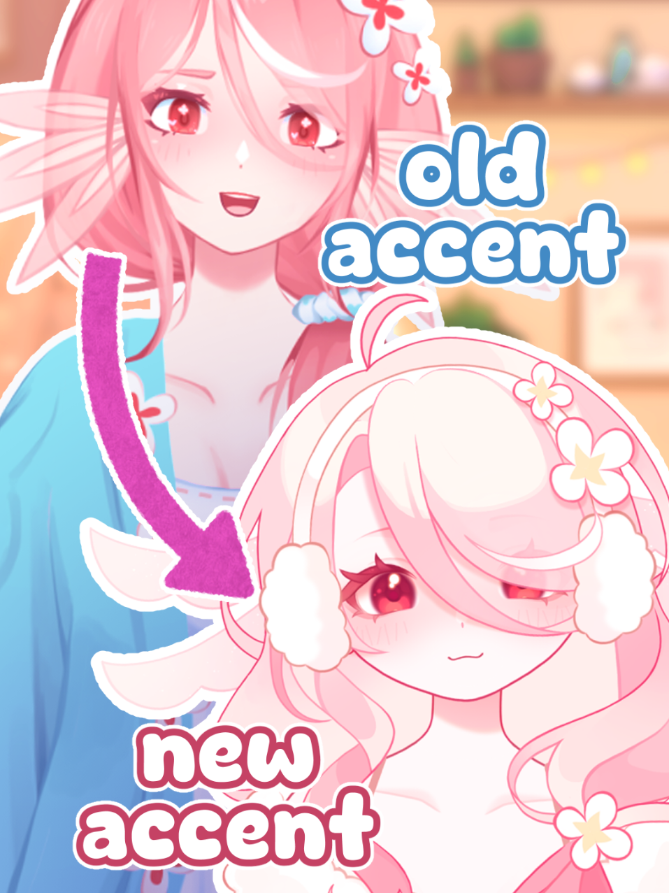 Evolution of my accent! #envtuber #vtuber #silly