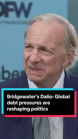 Bridgewater Associates Founder Ray Dalio says global debt is limiting governments' ability to maneuver, contributing to political instability. #finance #investing #government #money #debt