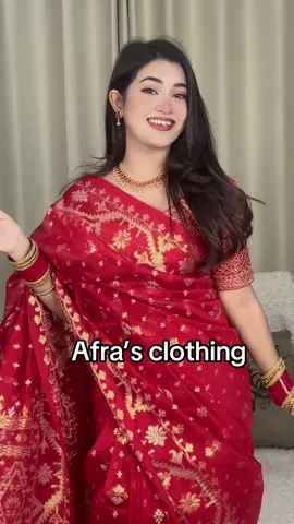 Saree (fb page: Afra’s clothing)❤️