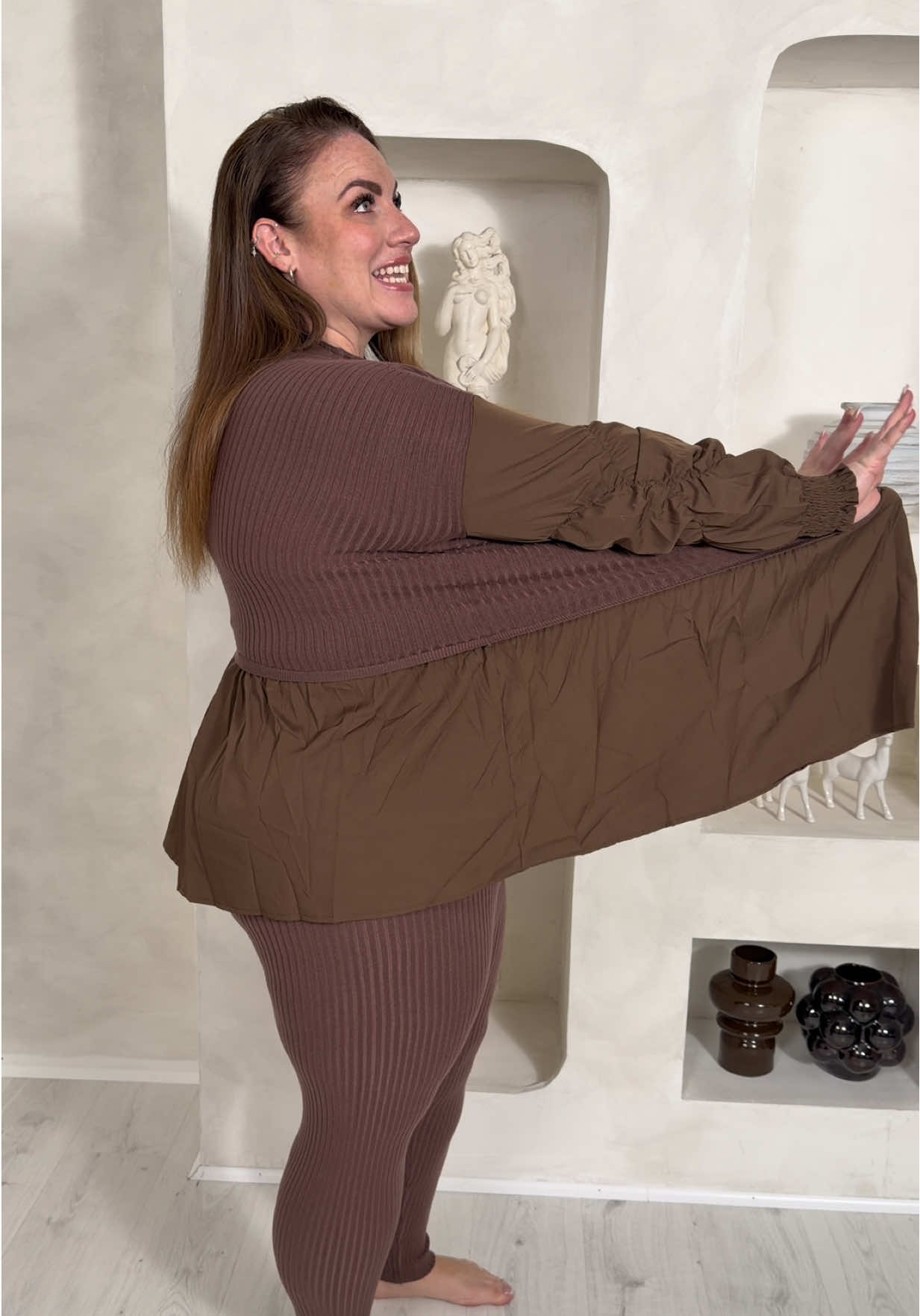 Don’t miss out on our stunning ruched diamonte set.  . Fits from up 12-24/26. ITEM IS LINKED  . #fbcurve #tiktokmademebuyit #plussizefashion #fyp #viral 