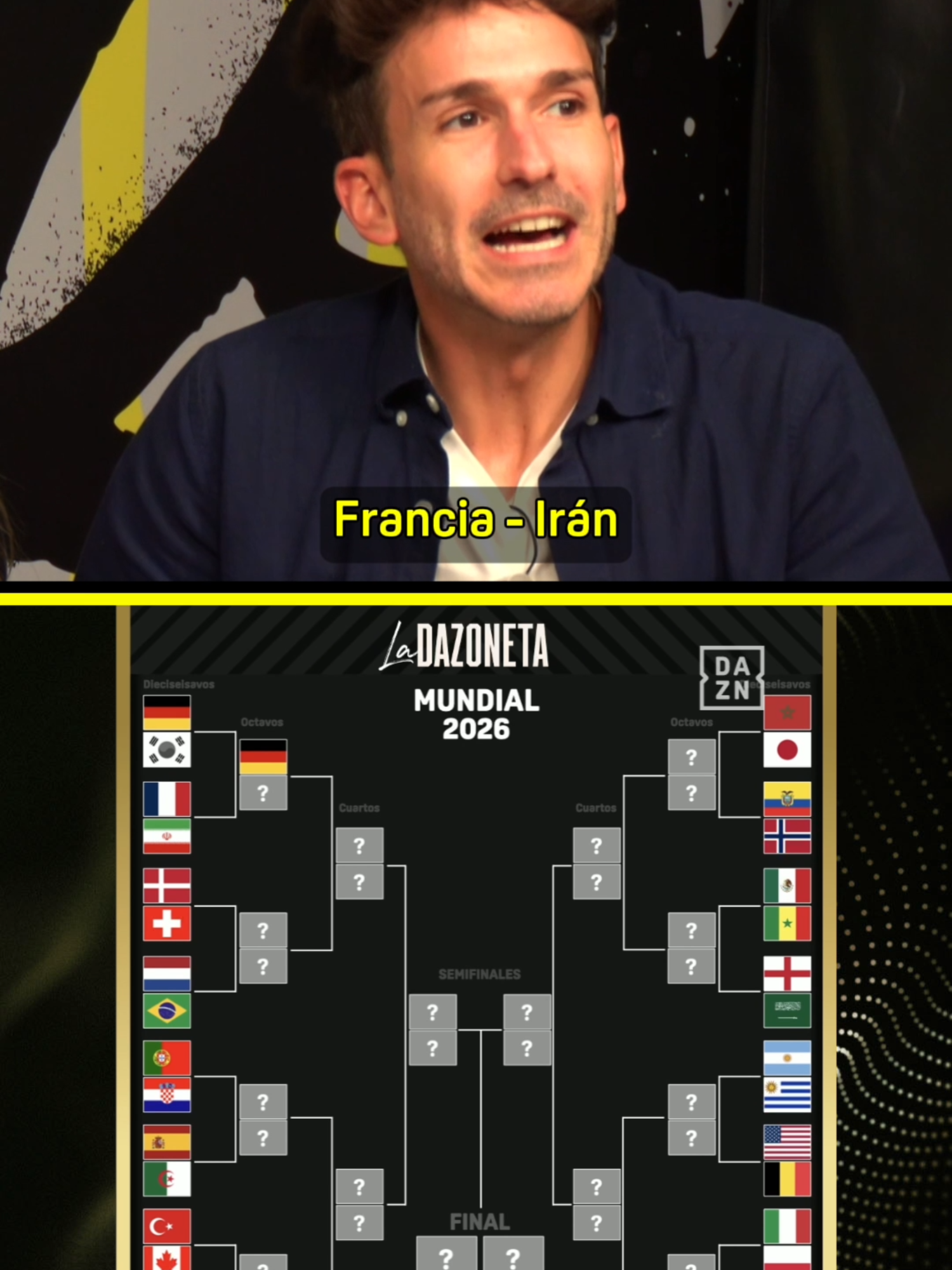 NUESTRA PREDICCIÓN del Mundial 2026, desde 1/16 👀🏆 ¿Revalidará Argentina el título?🇦🇷 ¿Finalista sorpresa?😳 ¿Hasta dónde llegará España?🇪🇸 #LADAZONETA #tiktokfootballacademy #tiktokfootball #TikTokDeportes #Mundial2026 #Mundial