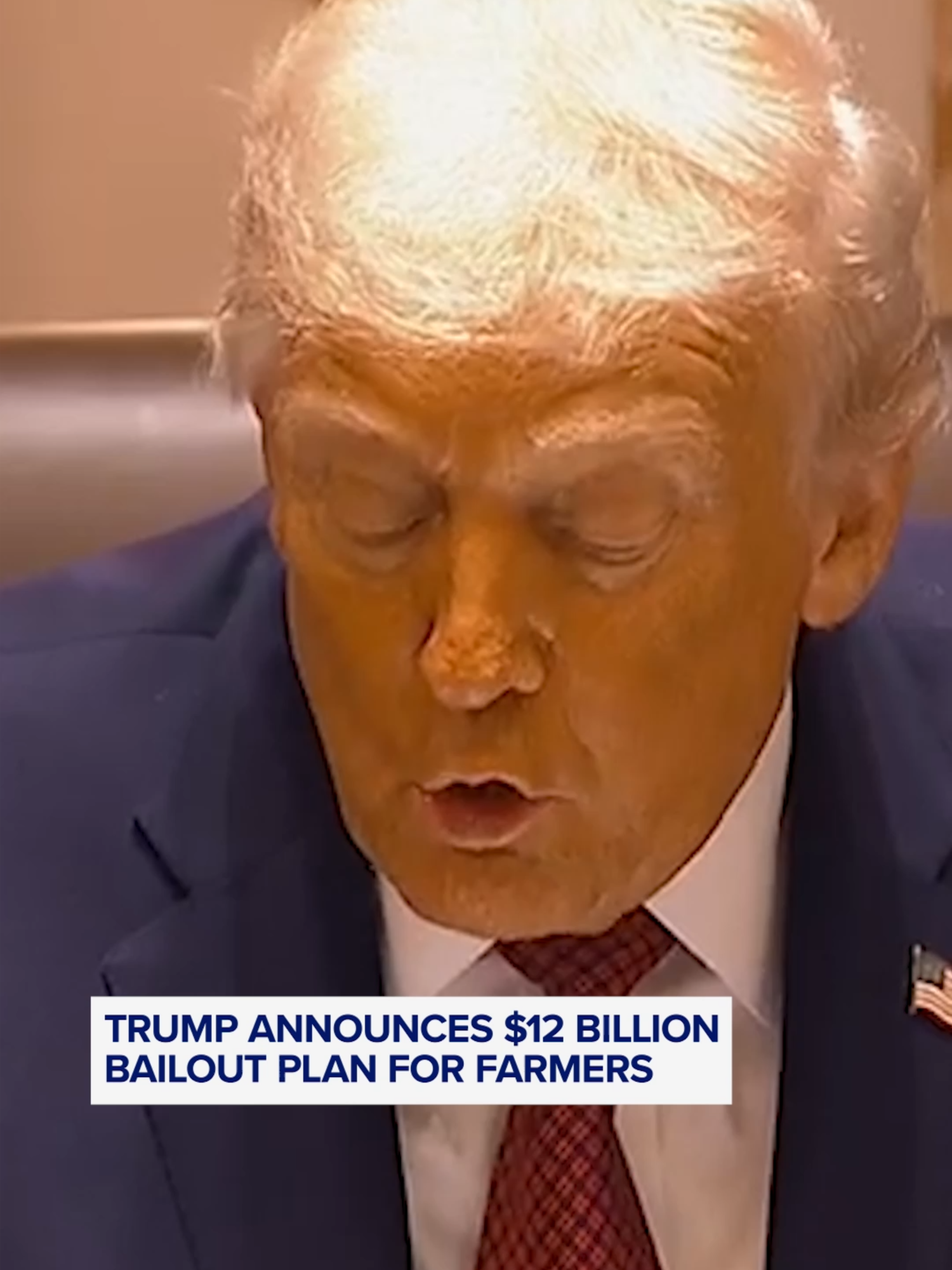 President Trump announced a $12 billion aid package for American farmers on Monday. The aid package comes as the U.S.-China trade war has hit soybean farmers especially hard.