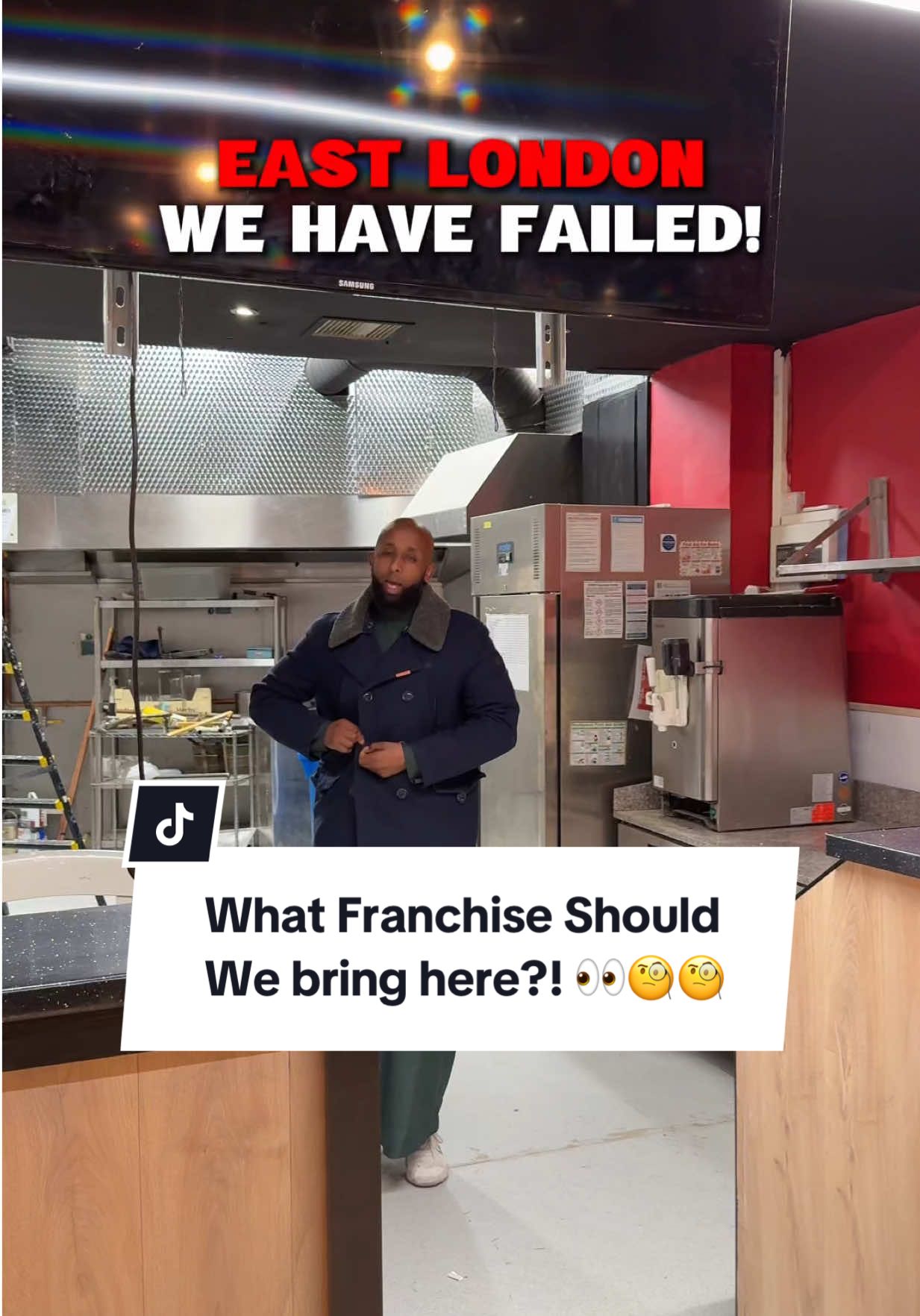 Champs… this location might’ve failed, but East London I’m still coming 😤🔥 Setback don’t stop the mission. Also — comment what franchise you lot think I should collab with next 👇👀 #dskitchen #eastlondon #franchise #somalitiktok #letsgochamp 