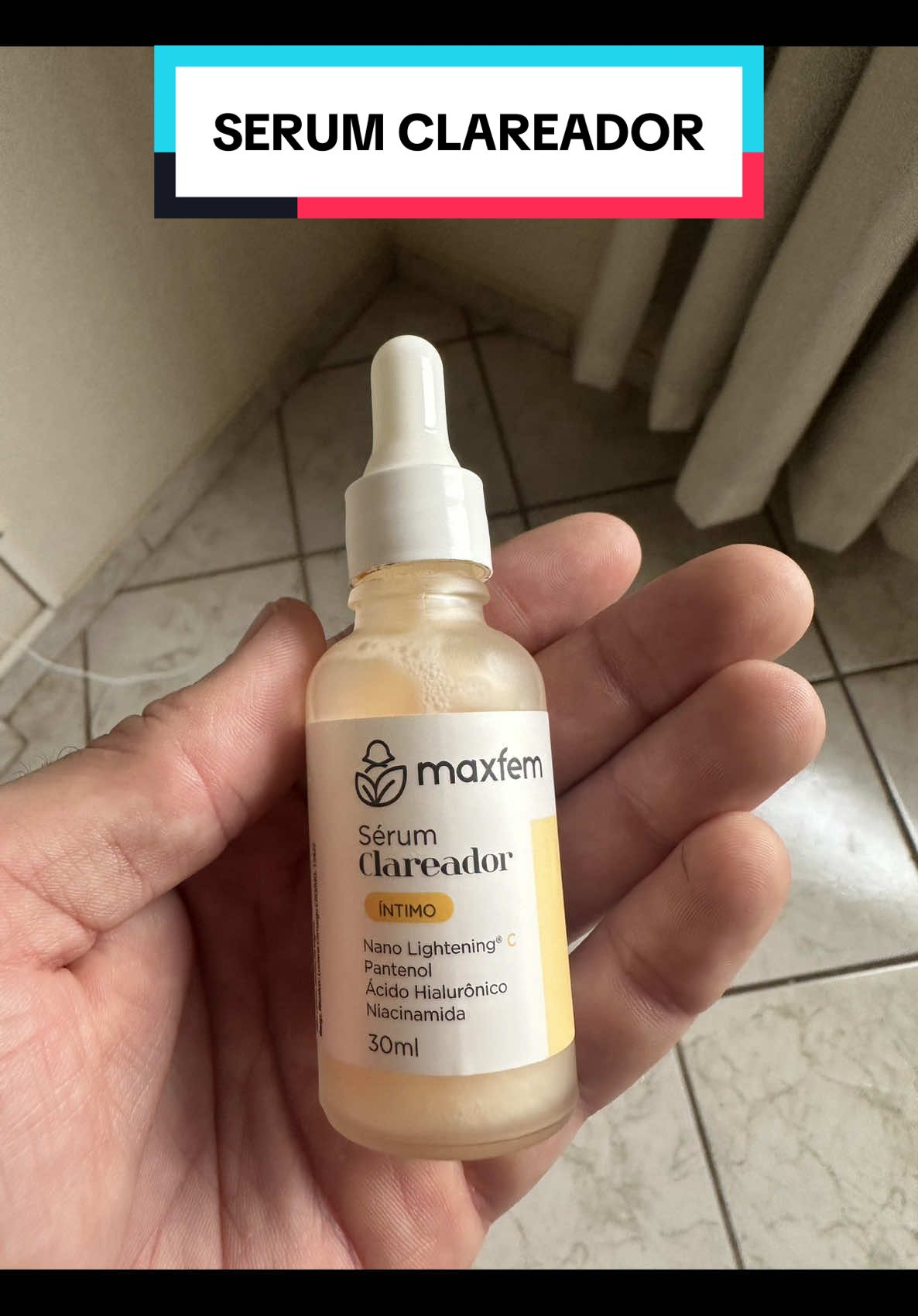 O Sérum clareador da MaxFem ajuda a suavizar mancha do corpo e deixar a pele mais uniforme #clareadordemanchas #serumclareador 