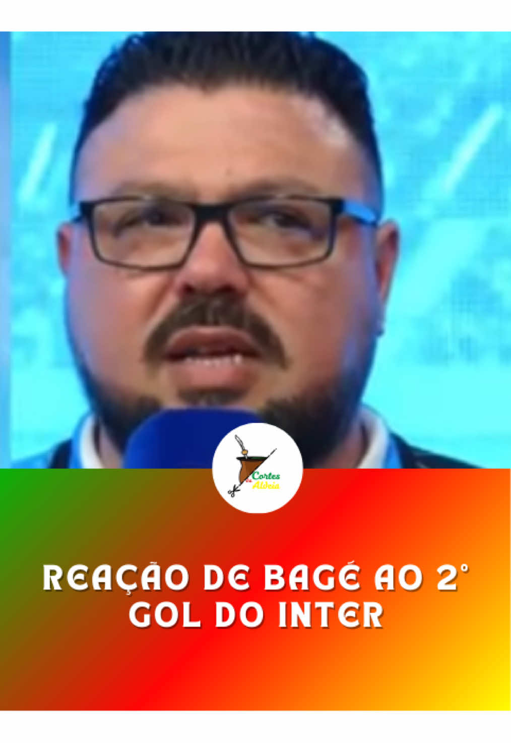 A reação de Bagé ao gol de Alan Patrick. #inter #gremio #grenal #gol #fy