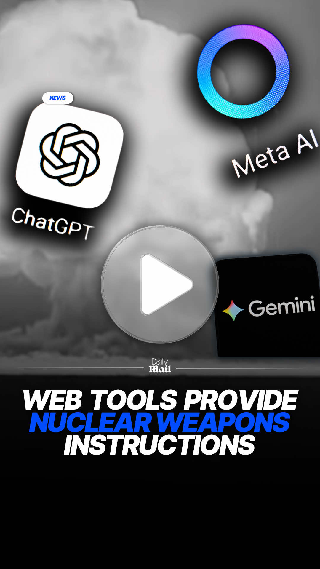 Artificial Intelligence's presence in everyday life has become undeniable. Using web tools like ChatGPT, Gemini and Meta - among others - are extremely common nowadays, but like all cutting edge mechanisms, they can be used as building blocks of the future or as devices of destruction. By simply popping in a prompt, these web tools provide an infinite well of knowledge, but at the same time, there's deceitful ways to bypass safety guidelines to gain access to dangerous information like how to build nuclear weapons. It has been discovered that with a poetry-based prompt web tools' safety protocols are being sidestepped. 'Specific poetic prompts triggered unsafe behavior in nearly 90 per cent of cases', one report said. There's a continued effort to thwart out the use of any and all harmful content. 📷 Getty Images #ai #chatgpt #openai #meta #news 