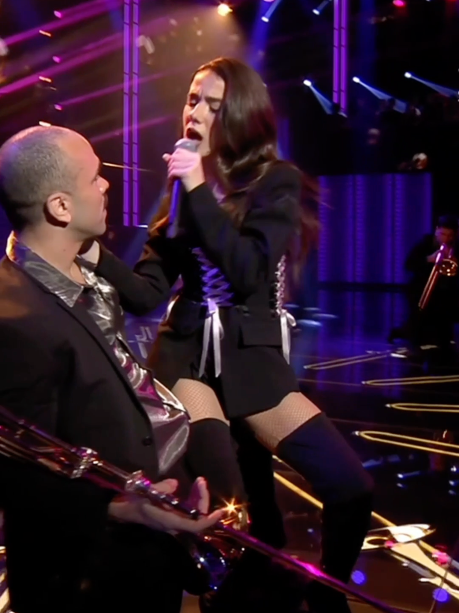 PURO SHOWWWW 🤌🏻 @cristina.ot2025 knowsssss everything 💋 Podéis ver la ACTUACIÓN COMPLETA de la #OTGala12 en @primevideoes 👀