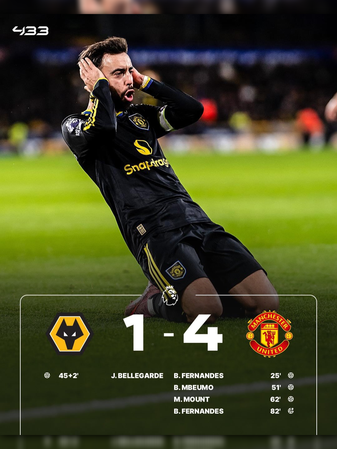 Wolves vs Manchester United (1-4) King emyu mode setelan pabrik🤭 #wolves #manchesterunited #football #fyp #masukberanda