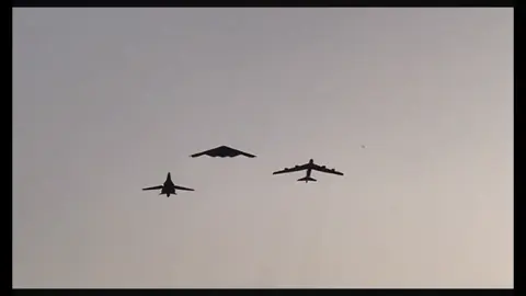 bộ ba oanh tạc cơ chiến lược của không quân Hoa Kỳ 💀💀💀 #military #b2 #b1lancer #b52 #quansu 