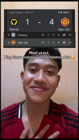 Katakan pada dunia, King Emyu is back 🥰 #manchesterunited #wolves #PremierLeague #liverpool #fyp 