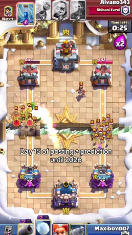 I did day13 twice (2in1 today) #day15 #predictions #clashroyale #aura 