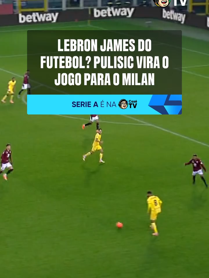 O PULISIC ESTAVA COM FEBRE ANTES DO JOGO E METEU DOIS GOLS EM DEZ MINUTOS! 🫨🫨🫨 O HOMEM ENTROU PARA DECIDIR PARA O MILAN E ESTÁ ONFIRE! 🔥🔥 #SerieANaCazéTV #TempoRealCazéTV #FutebolInternacional