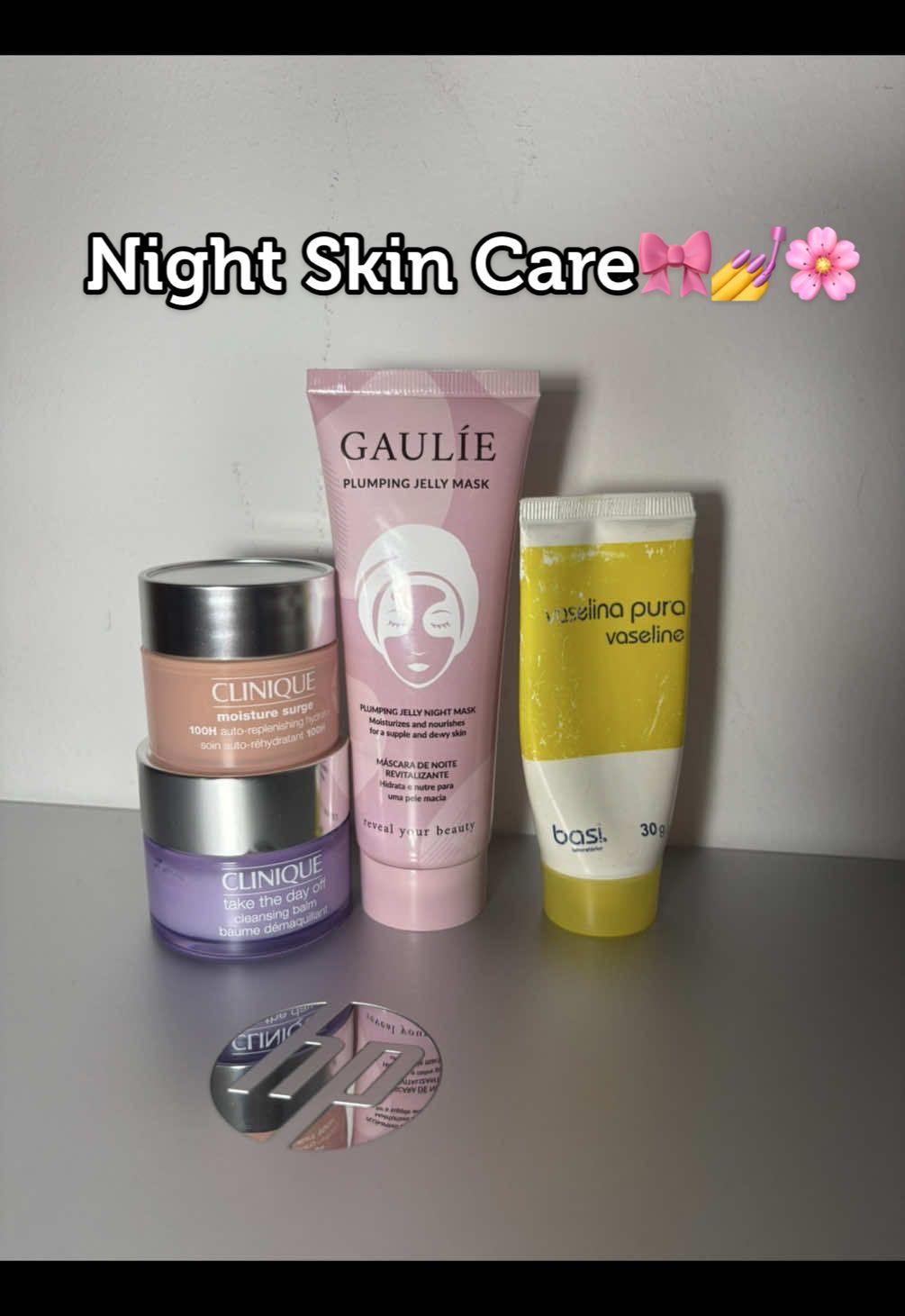 Skin care Night💅🌸🎀 Produtos da @sephora  #skincare #routine #cuidados #sephora #clinique 