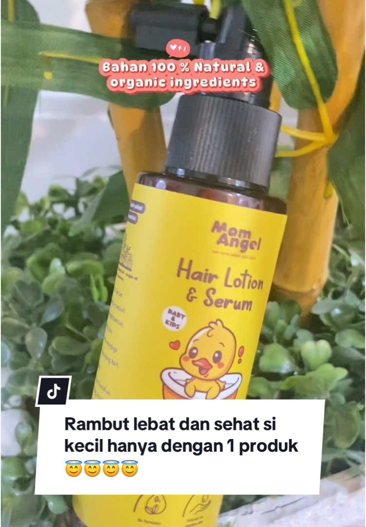 Rahasia rambut lebat, hitam dan sehat dengan hair lotion and serum by mom angel 🥰🥰 #momangelofficial  #momangelcare  #momangelskincare  #hairlotionmomangel #foryou #tiktokviral #tiktokindonesia #viraltiktok #skincareanak 