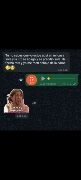 Estaba debajo de mi cama con muchísimo miedo 😥🥺 #audiosdewhatsapp #audioswhatsapp #ayuwoki #viral #viral 