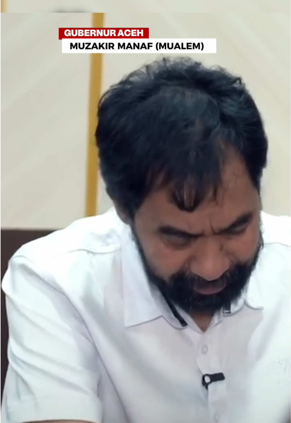 Menanggapi pertanyaan Nazwa Sihab, Mualem sempat tersenyum sesaat kemudian tangisnya pun pecah. #banjiraceh #gubernuraceh #muzakirmanaf #bencanabanjir #nazwasihab 