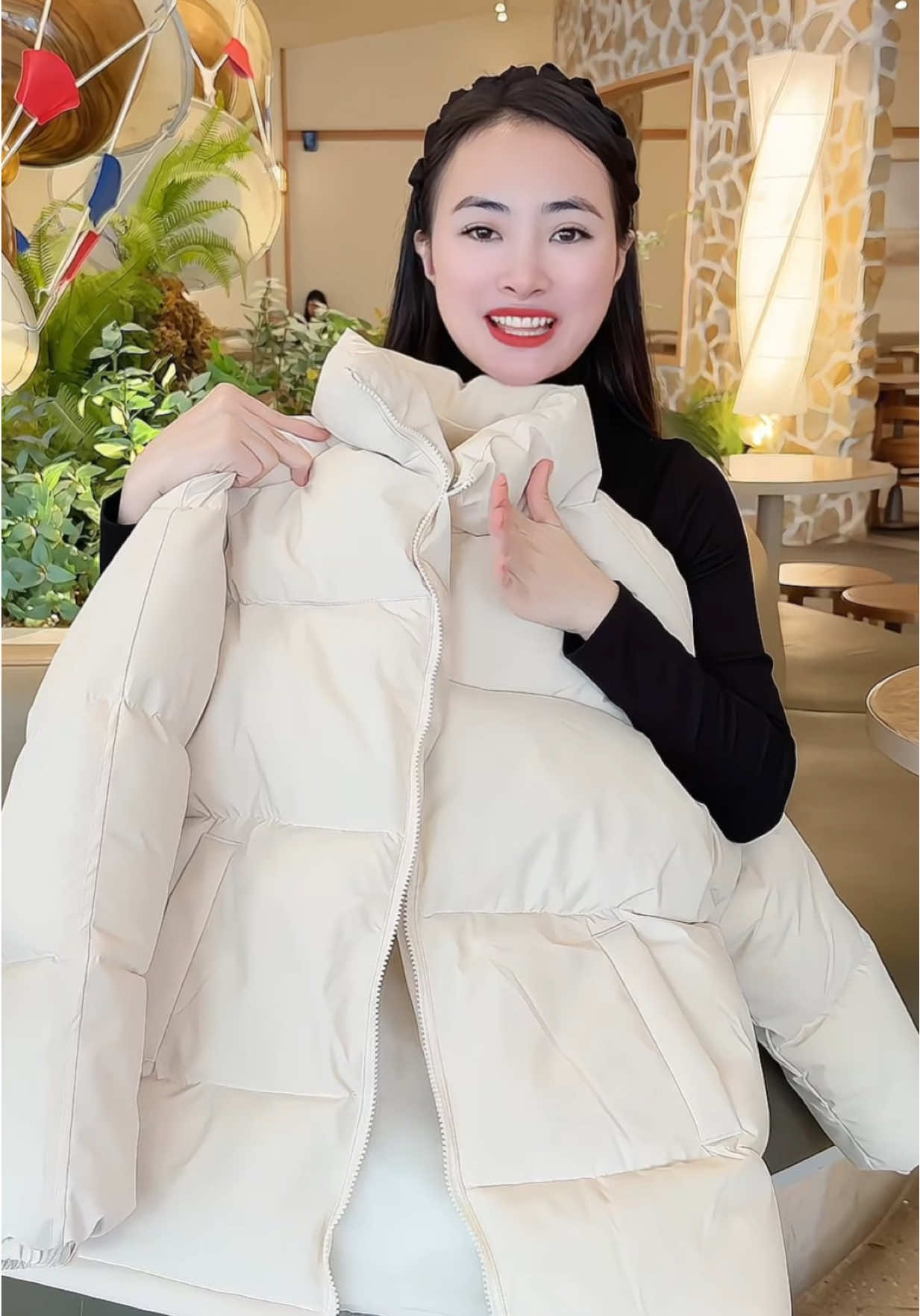 Áo khoác phao ấm 