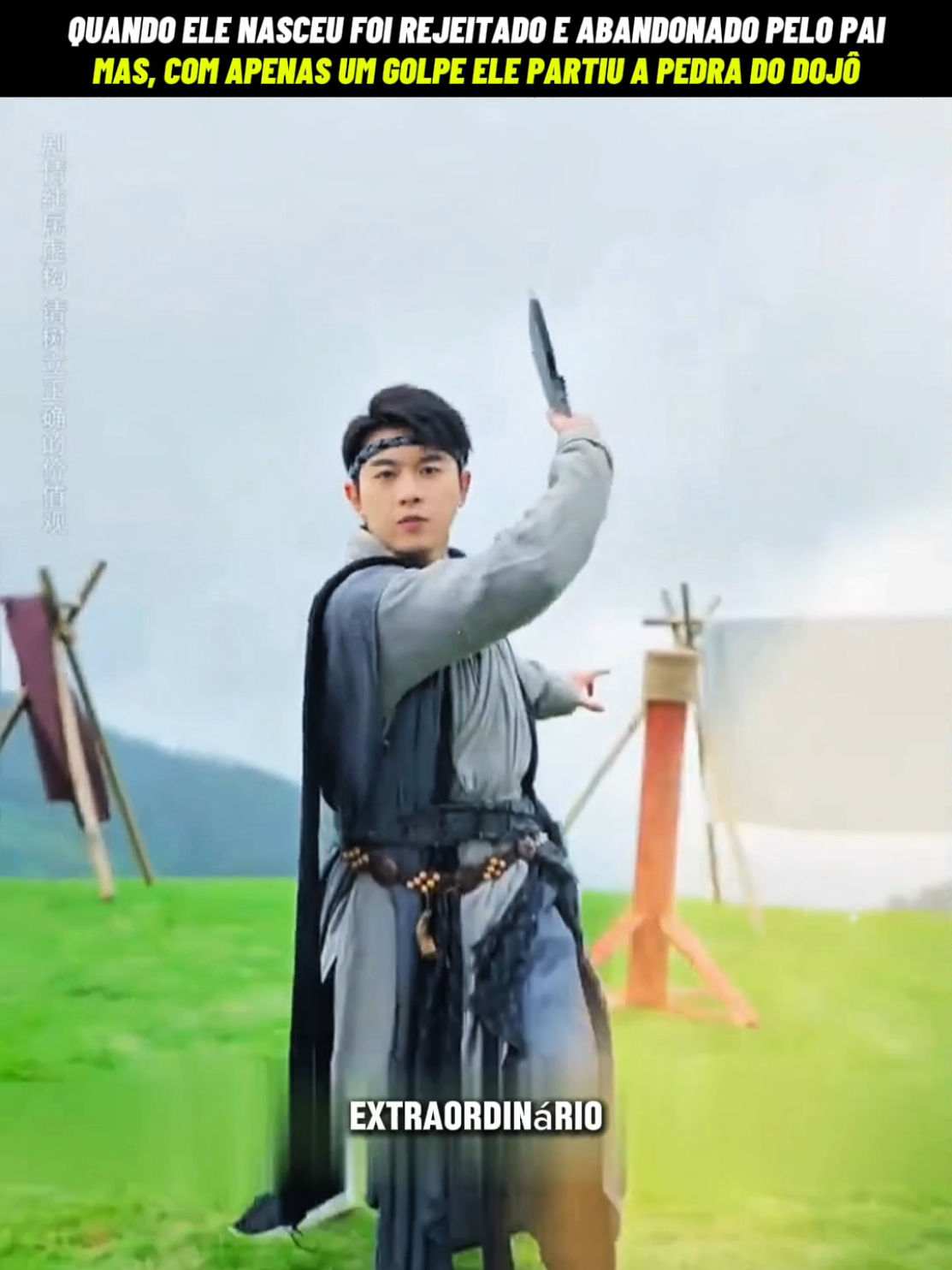 Com apenas um golpe ele partiu a pedra do dojô #dorama #kdrama #filmes #series 