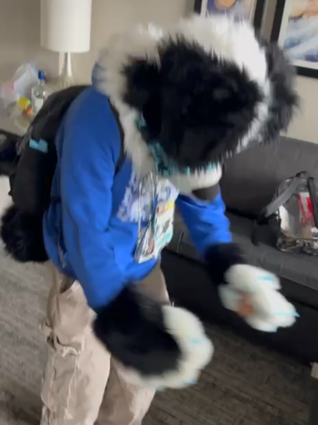 genuinely didnt believe i looked short until I started seeing videos and photos of me from this con 😭  #furry #MFF #MFF2025 #fursuit #fursuiting 