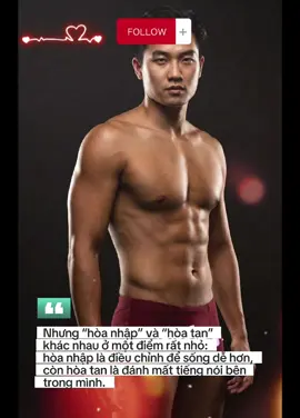 📌 Hòa nhập để sống dễ, đừng để mình biến mất Hành vi của mình không chỉ từ tính cách, mà từ môi trường, người bên cạnh và những “luật ngầm” xã hội. Dễ hòa nhập đến mức suýt hòa tan.  Hòa nhập là linh hoạt, còn hòa tan là đánh mất tiếng nói bên trong. Giữ cho mình một góc nhỏ để sống thật. Nếu thấy hay, nhớ thả tim và follow An nha. #men #chualanh #life 