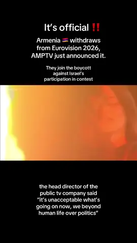 ‼️🚨Official announcement in comments; so many countries have already withdrawn 😭 what’s goin on @Eurovision