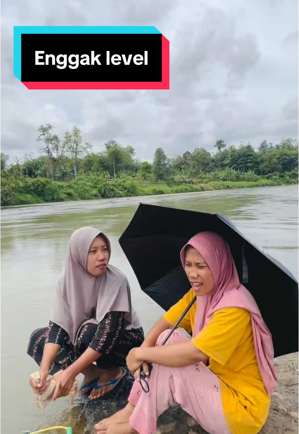 Gak level tapi masih mandi 