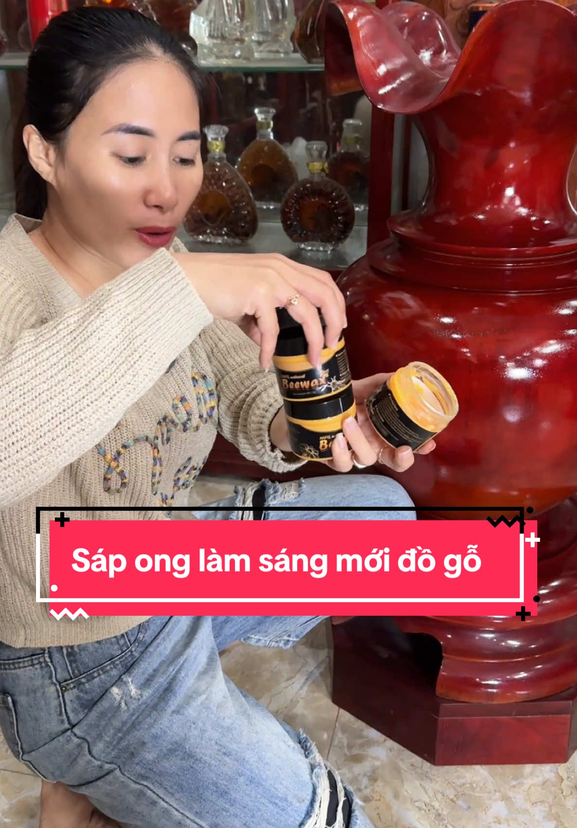 Sáp ong làm mới sáng bóng đồ gỗ #tiktok #xuhuong #sapongdanhbongdogo 
