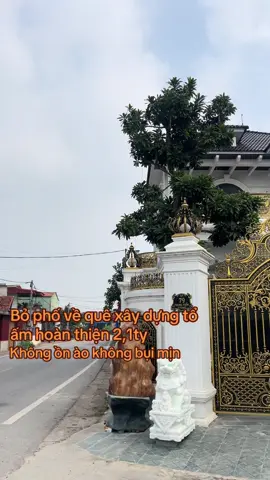 Thay vì mua một căn chung cư thì về quê tậu một căn nhà lớn không bụi mịn không ồn ào   #nhà_đẹp #vibhome #thietkenhadep 