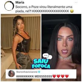 SOCORRO! Até a Jade Picon fez a trend do vídeo da Vivi Noronha rebatendo o MC Poze, dizendo que “só estava cansada”, e Vivi comentou dando risada. O que vocês acham? 😂