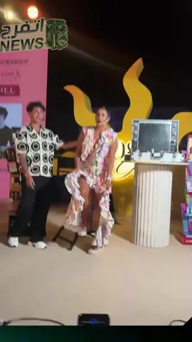 جوري بكر بدون نقطة ميكب بتهزر مع جمهوره بكل تواضع #سفير_المحبة_هاني_شنودة 