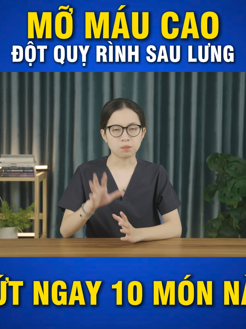 M.ỡ m.á.u cao mà vẫn ăn 10 thực phẩm này, biến chứng cực nhanh. #duocsithao #momau #tieuduong #timmach