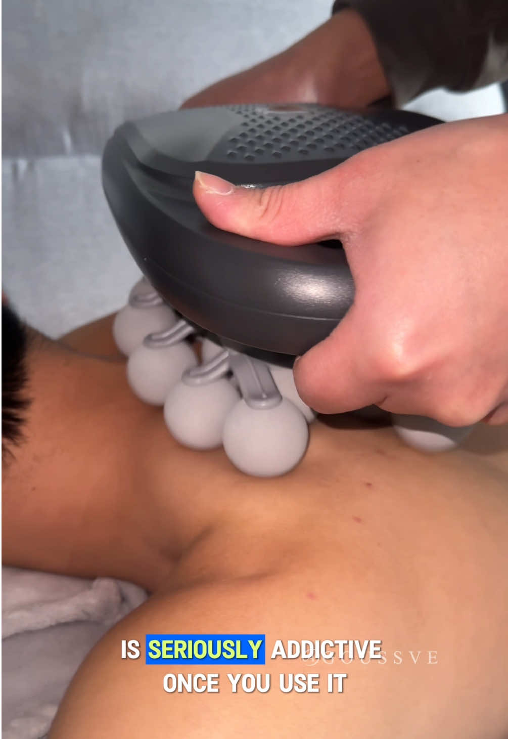 Forget expensive massages. This thing hits different! #massager #deeptissuemassage #selfcaretools #relaxation #painrelief 
