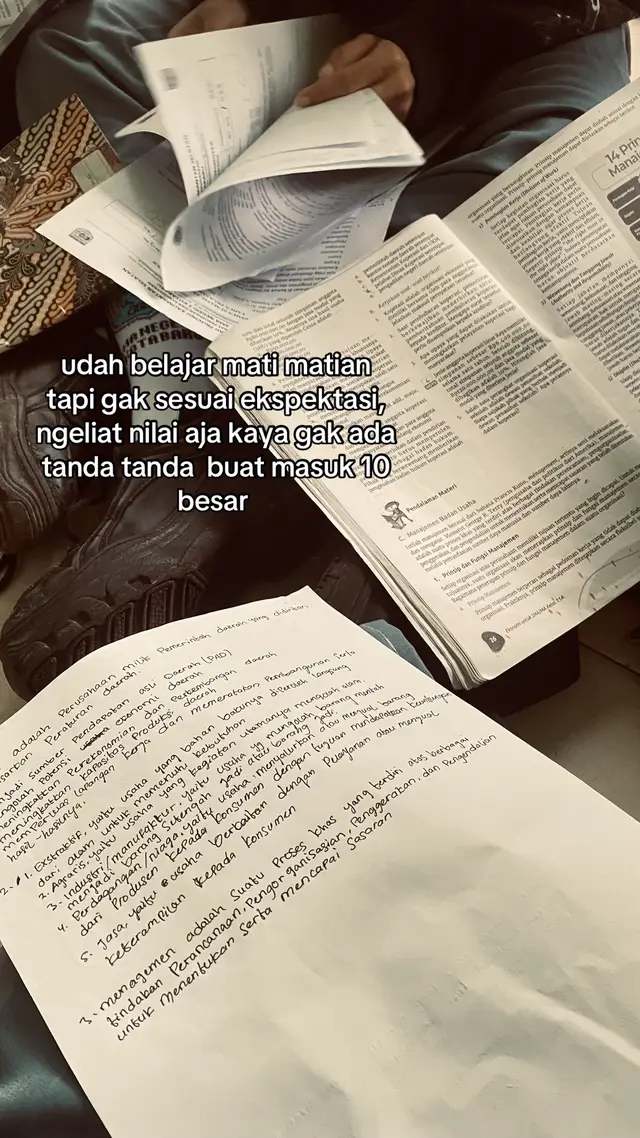 padahal rela begadang demi nilai bagus