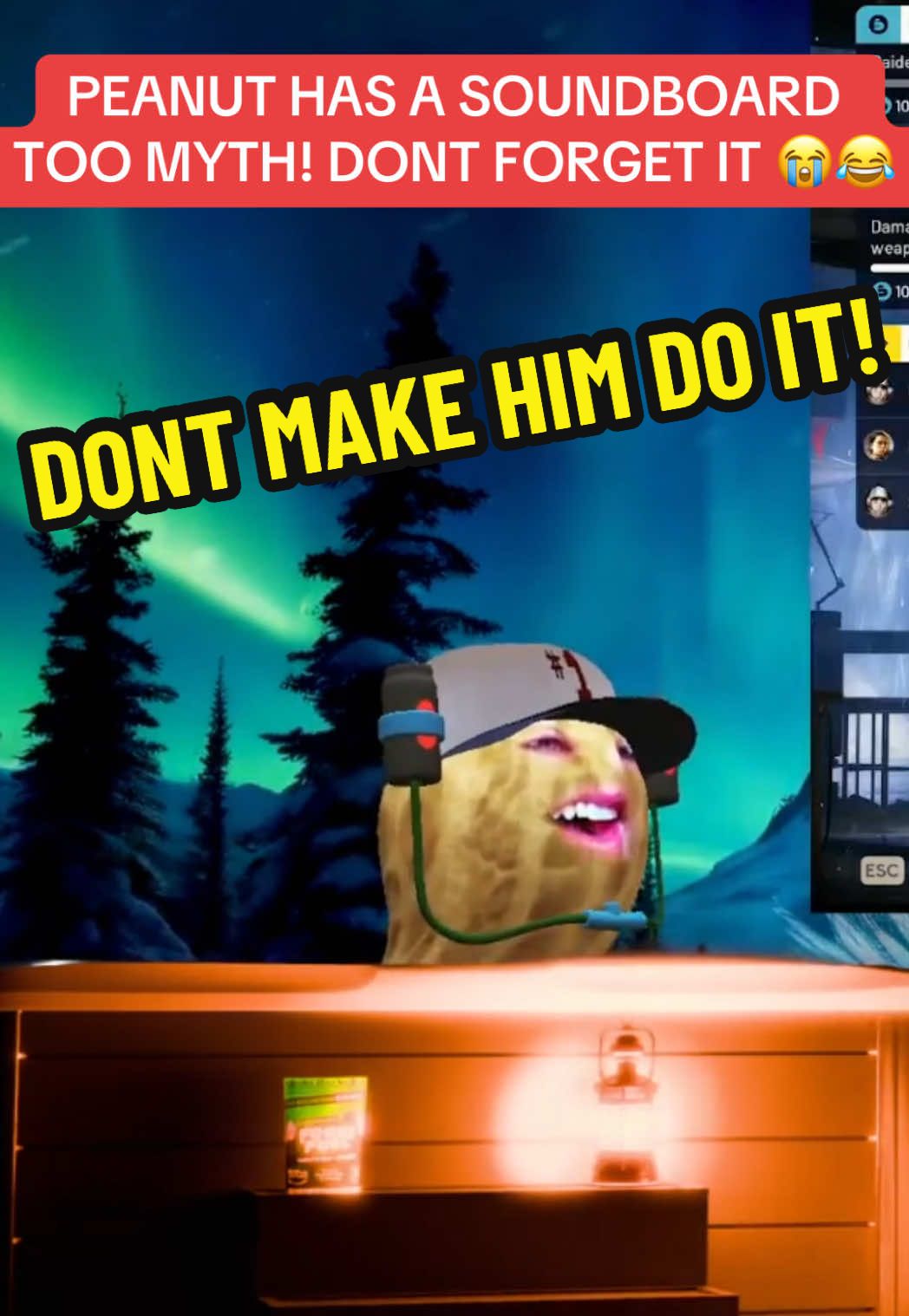 Peanut you gotta remind @Myth sometimes about your soundboard 😭😂 remember the power hidden Bungulator 🤣 🎬twitch.tv/theburntpeanut @theburntpeanut #theburntpeanutclip #theburntpeanut #theburntpeanutclips #fyp #peanut 