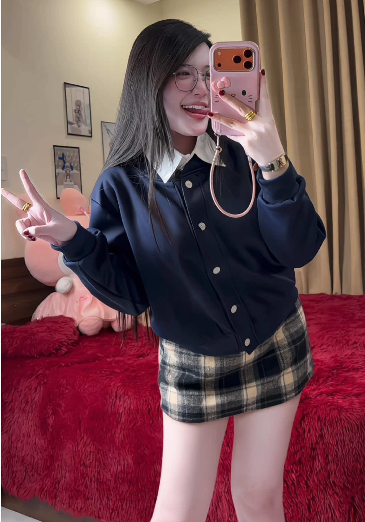 Áo khoác cdg 😝 #review #outfit #tiktokshop 