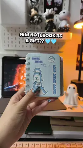 So cuuute 🩵 Isama niyo na sa mini gift trend to ✨ #notebook #notepad #minigift #mininotebook #cutefinds 