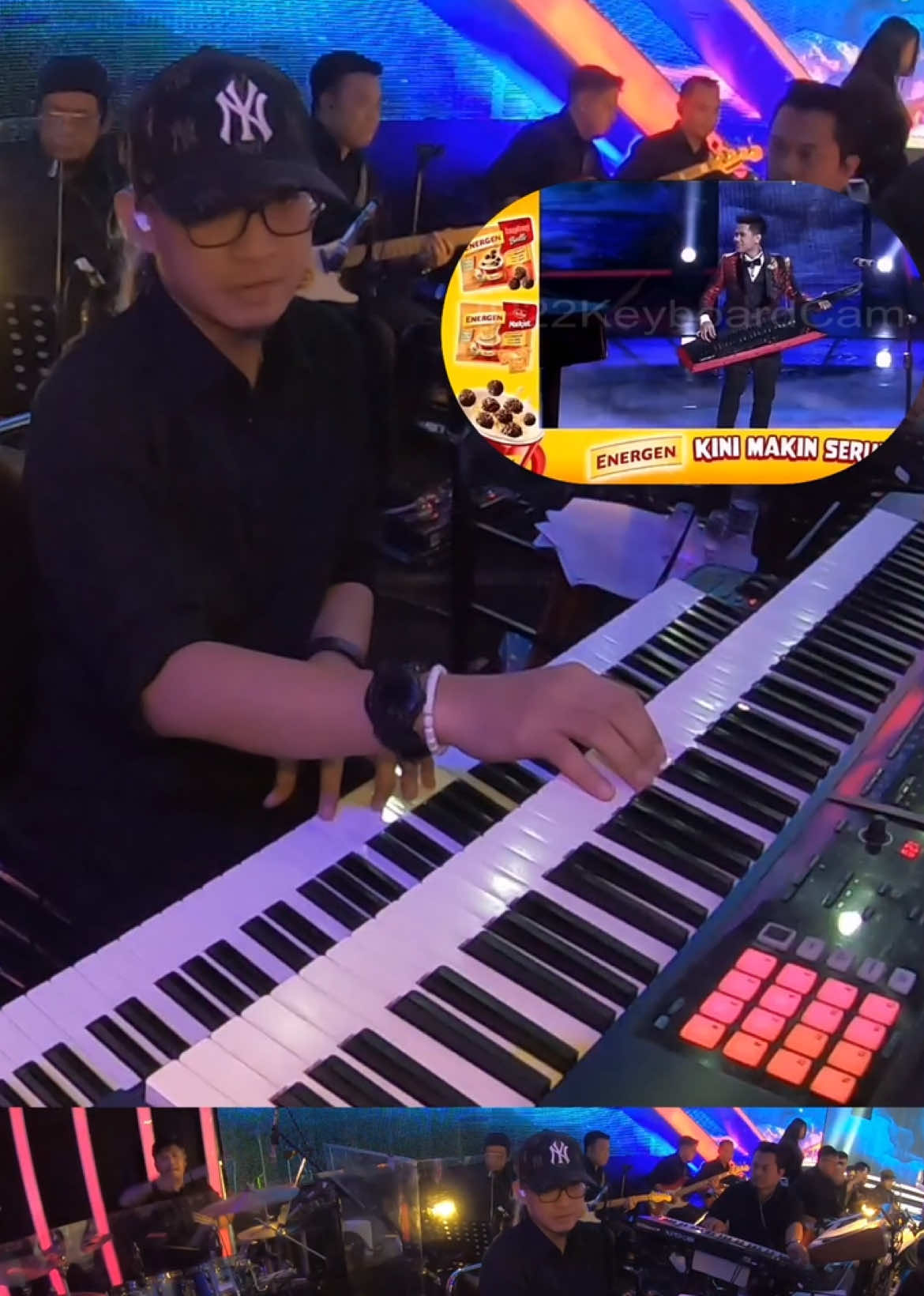 Keyboard Cam bukan tak mampu. Valen feat Badai The Piano Man. #ip22keyboardcam #dangdutacademy7 #fypシ゚viral🖤tiktok 