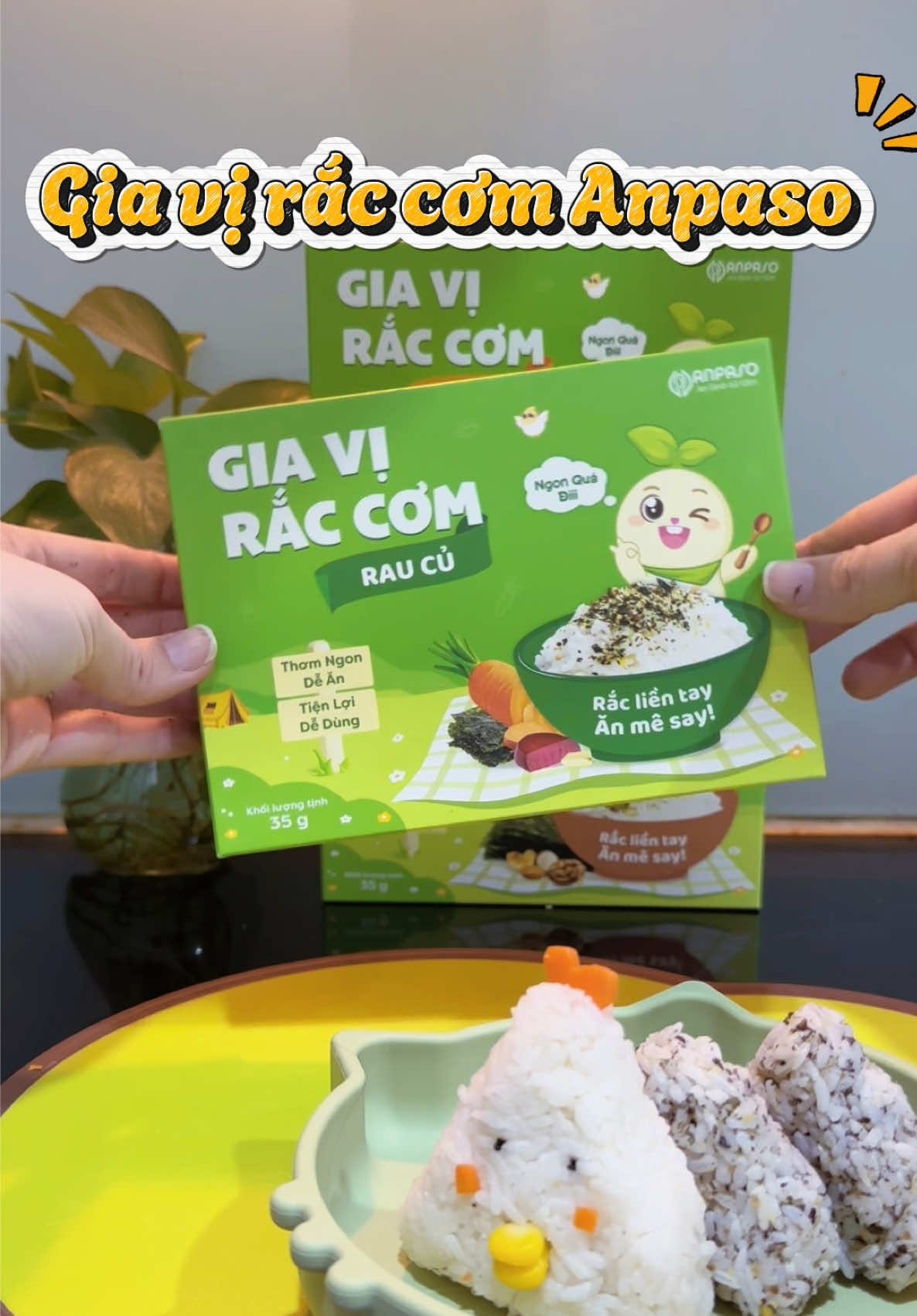 Bí kíp giúp con ăn ngon đây mẹ ơi! Rắc liền tay, ăn mê say! 😋 Gia vị rắc cơm Anpaso đã mở bán lại rồi – Mẹ ấn vào giỏ hàng mua ngay kẻo hết nha! 🛒 #Anpaso #giaviraccom 