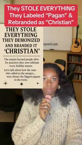 They burned people alive for practices they now celebrate. Europeans demonized the exact traditions they preserved, stole, and rebranded as ‘Christian.’ This is about empire, violence, and historical amnesia. Read the sources on my BuyMeACoffee. @Jorgethevanguard10 #LearnOnTikTok #HistoryTok #StolenTraditions #DecolonizeReligion #PaganRoots
