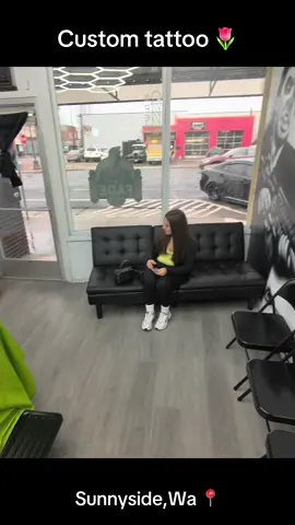 Custom tattoo for girls 🌷  #sunnyside #fyp #tricitieswa #yakima #tattoo 