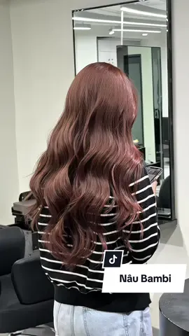 Nâu Bambi nhất định máy bà không nên bỏ qua dịp noel này , màu lên siu xinh cực kì tone da#màu_tóc_đẹp #phunu #hairstyle #goclamdep #sportsontiktok 